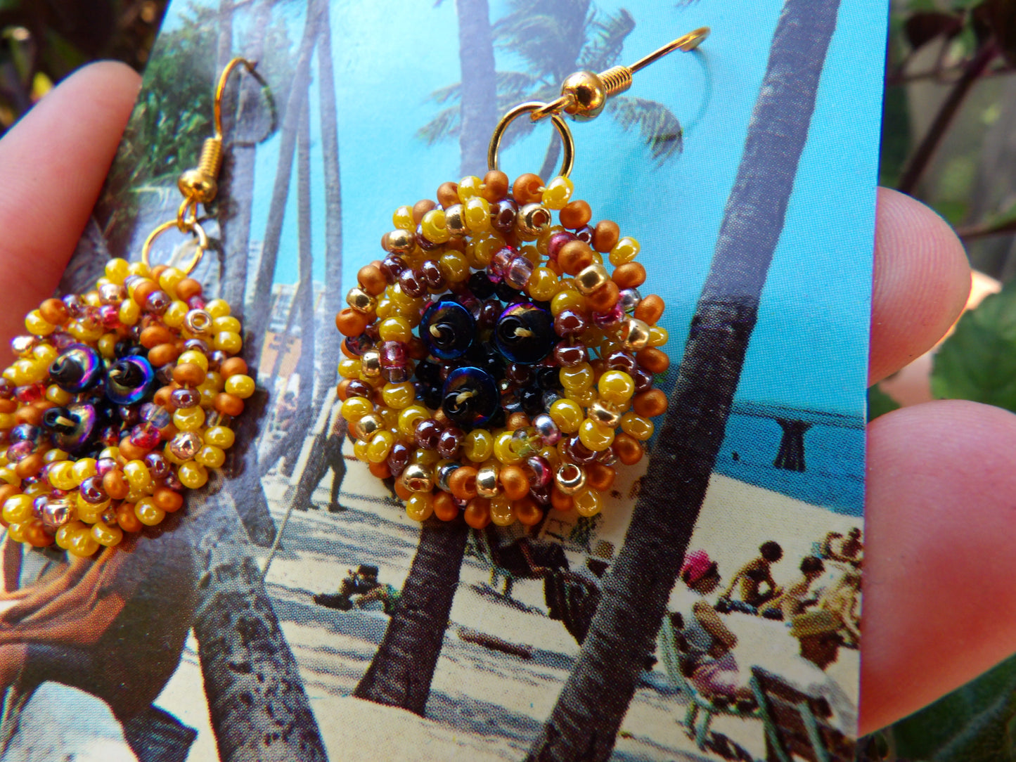 Sunflower Earrings