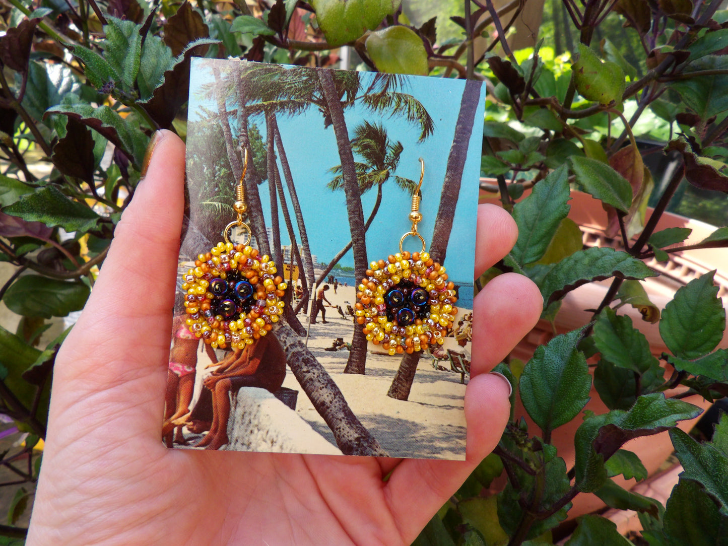 Sunflower Earrings