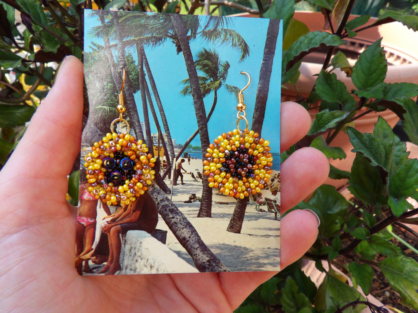 Sunflower Earrings