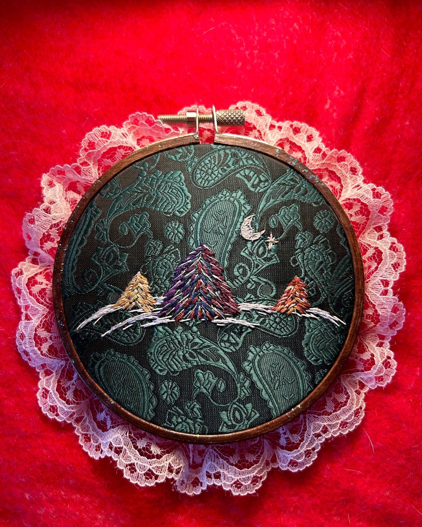 Winter Wonderland Embroidery Art