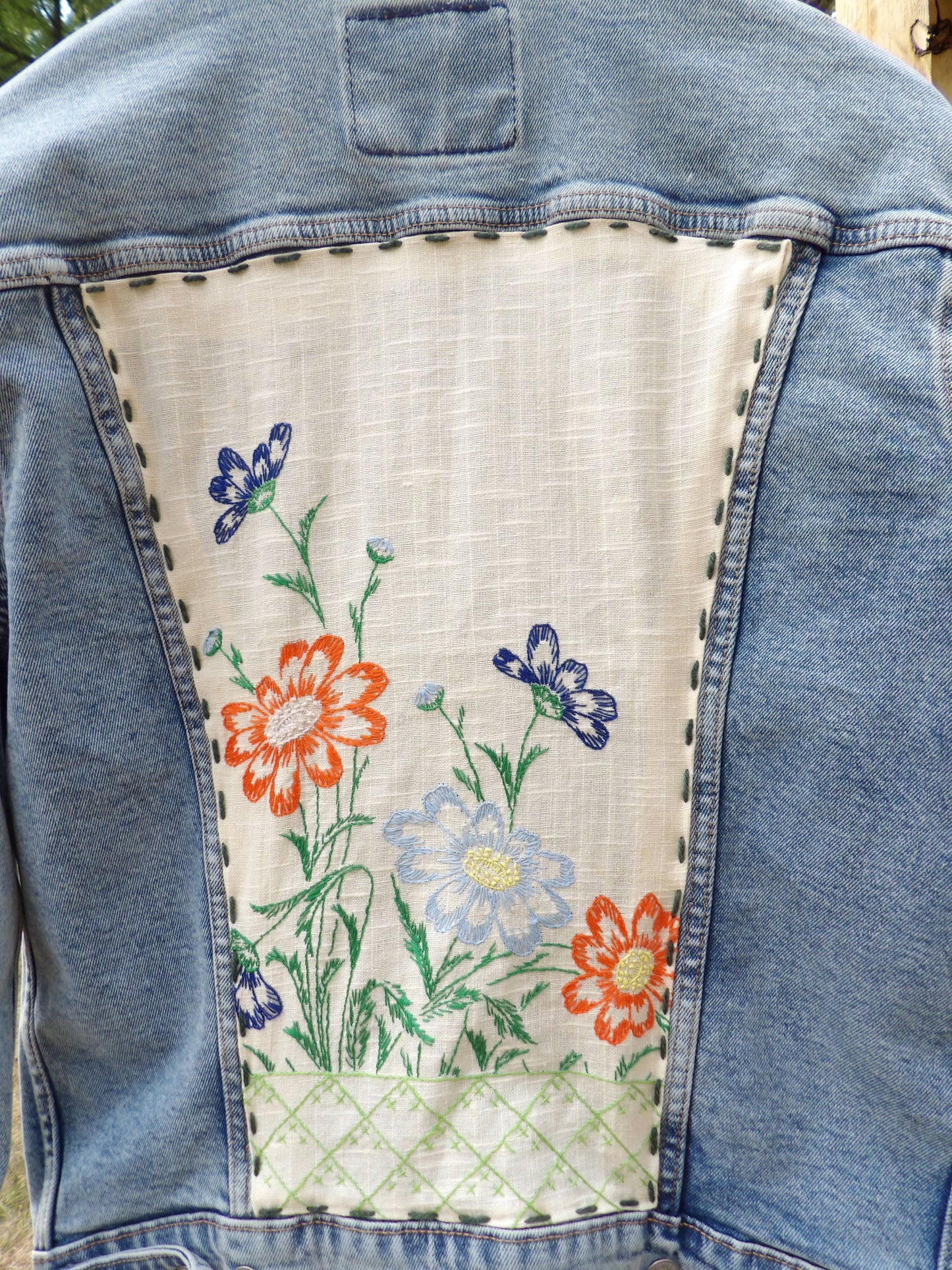 vintage floral levis