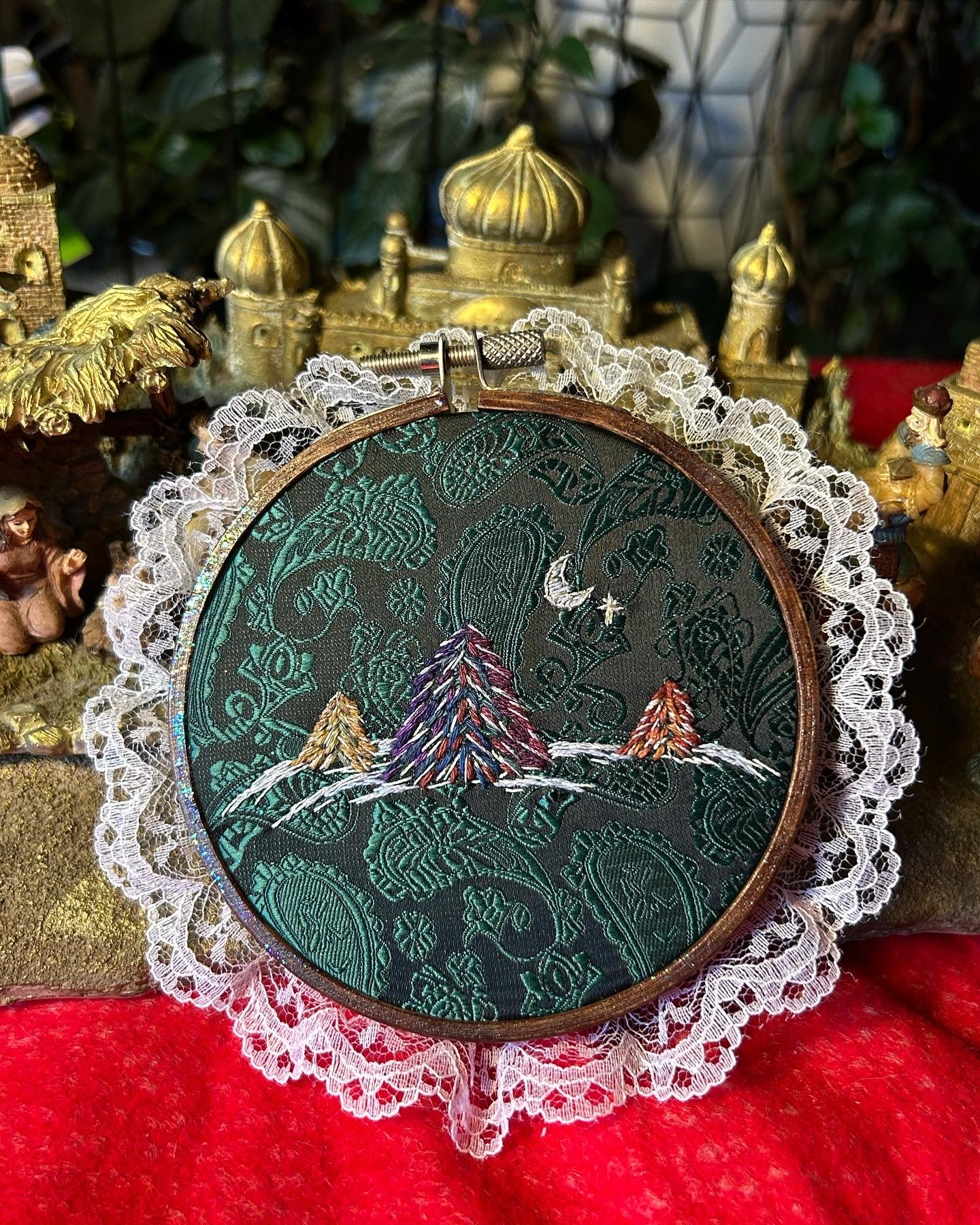 Winter Wonderland Embroidery Art