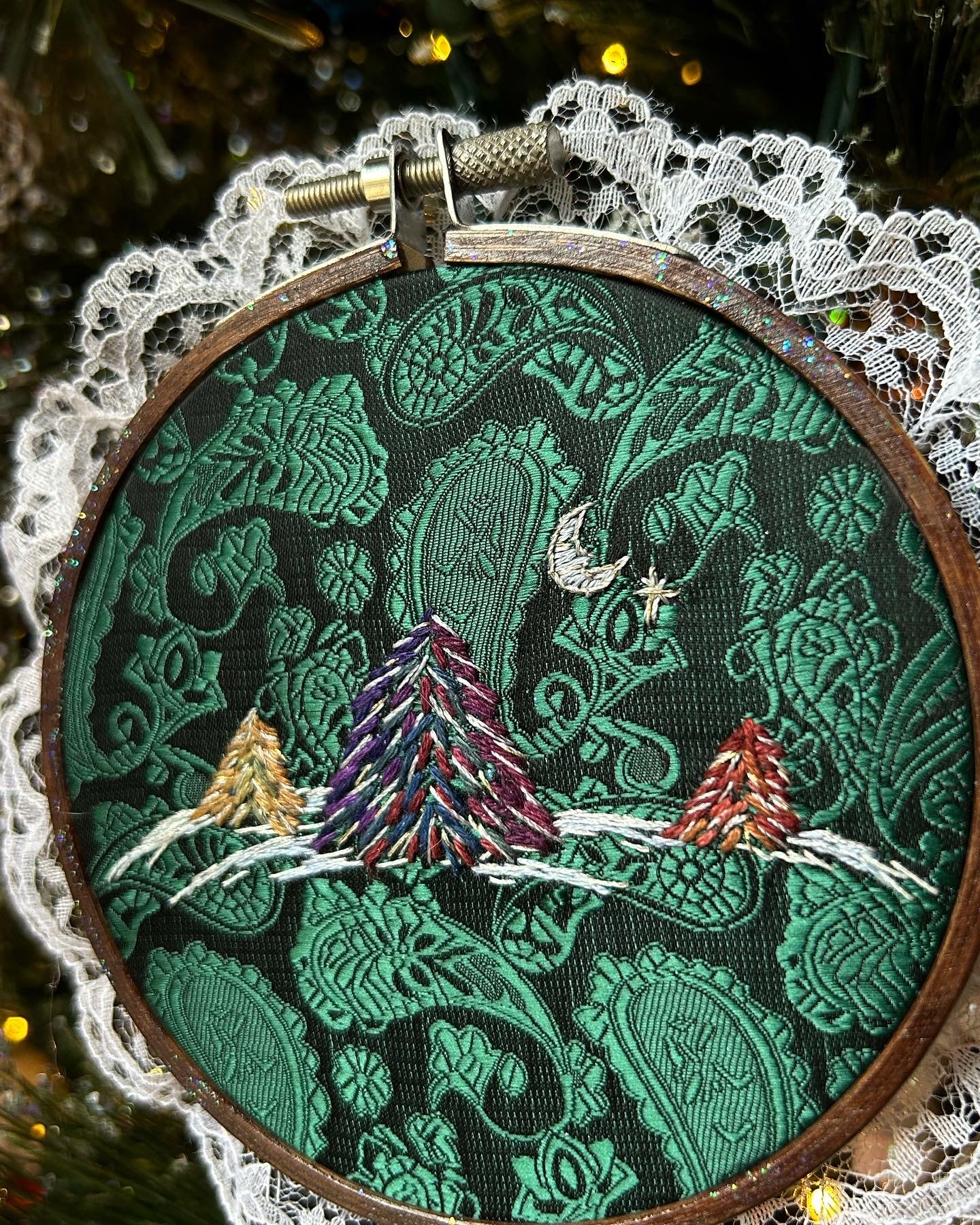 Winter Wonderland Embroidery Art