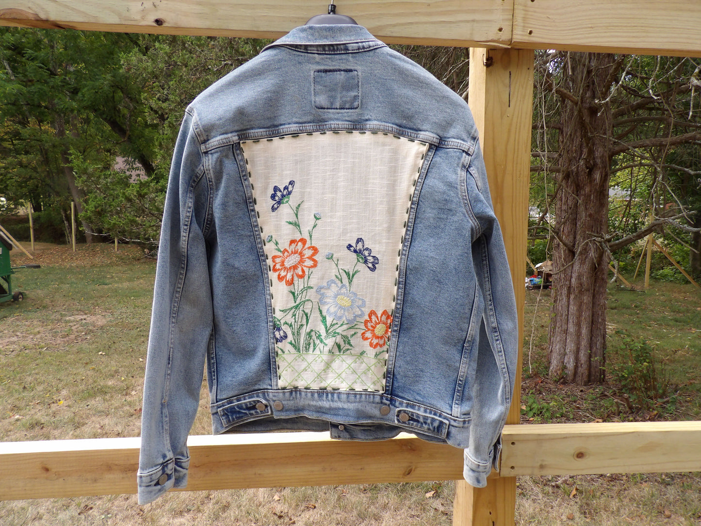 vintage floral levis