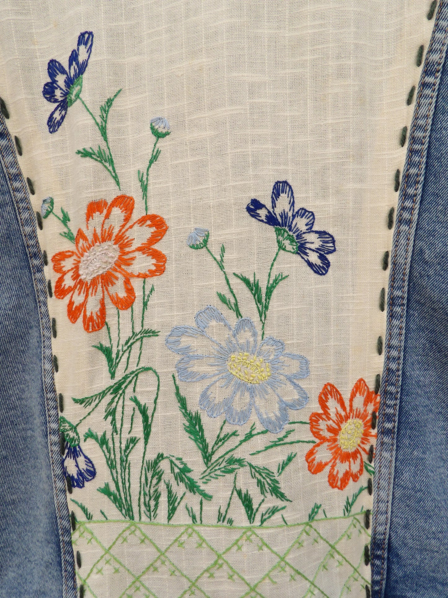 vintage floral levis