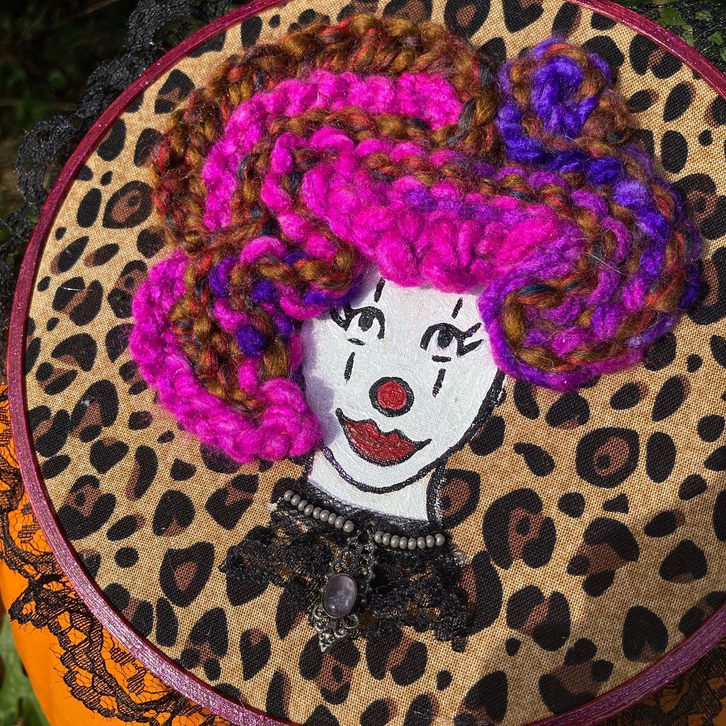 Clown Mistress in a Haunted Mansion